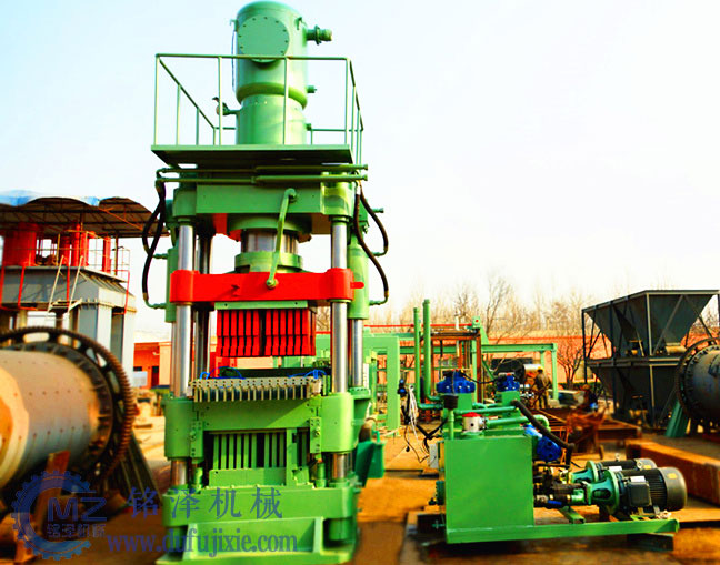 雙面加壓液壓磚機